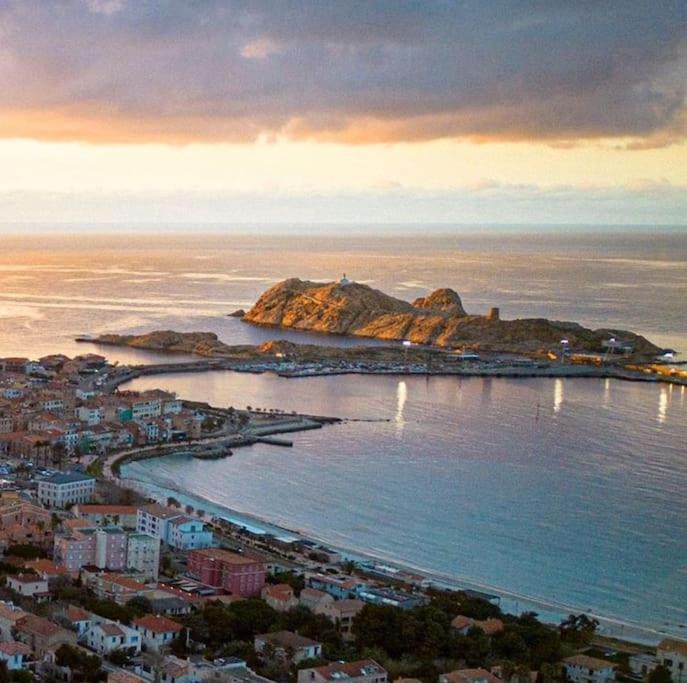 LʼÎle-Rousse Casa Isulana-Standing-Hyper Centre 아파트 외부 사진